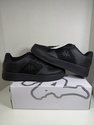 Kappa Logo Salerno 2 Shoes Black 10.5M US Skate Street Wear EU 44 Unisex NWT
