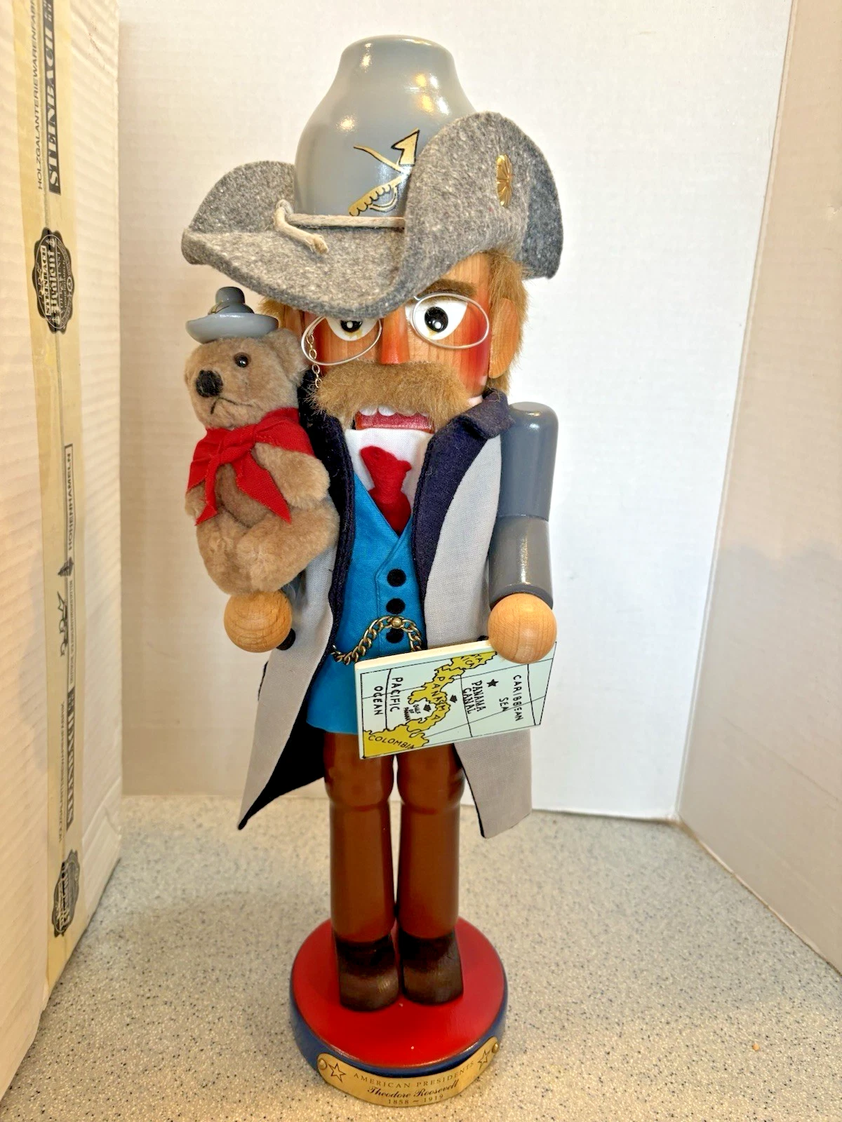 Steinbach American President Theodore Teddy Roosevelt 17" Nutcracker S644 Lim Ed