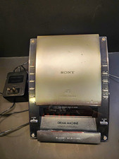 Sony ICF-CD7000 Dream Machine AM/FM CD Clock Radio Alarm Y2K Retro Tested