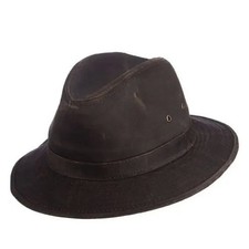NEW Dorfman Pacific Co. Hiker Fedora Safari Adults Unisex Hat, Brown M-XL