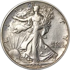 1918-S Walking Liberty Half - Cleaned