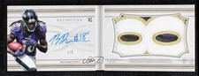 2015 Topps Definitive Collection 5/5 Breshad Perriman #LBRAP-BP Patch Auto e6e