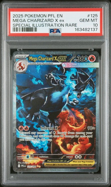 Mega Charizard X ex #125 (Phantasmal Flames)
