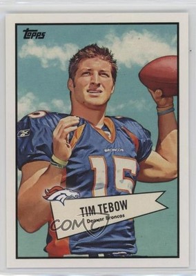 2010 Topps 1952 Bowman Design Tim Tebow #52B-9 Rookie RC 2s1