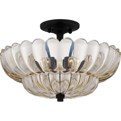 Quoizel Lighting - Whitecap - 4 Light Semi-Flush Mount-10.25 Inches Tall and 16 - Picture 1 of 4