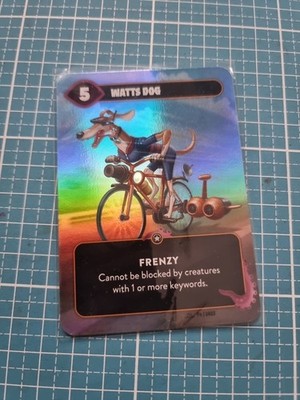 Kartenspiel Mindbug Promokarte Watts Dog foil engl.