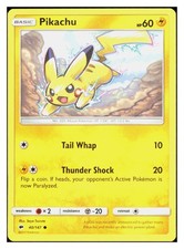 Pikachu Normal Common SM - Burning Shadows 40/147 LP T001 on eBay