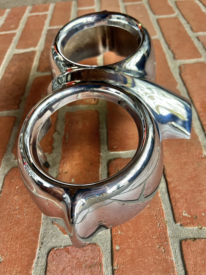 Chevrolet Bel Air/Biscayne/Impala 1958 luz de estacionamiento bisel derecho pasajero derecho derecho derecho Foto 4 de 4