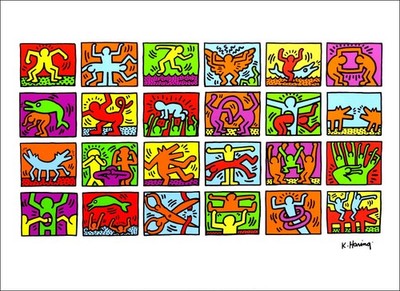【1/30 取り下げ】 Keith Haring - Posters Keith HARING Retrospective 1989 Haring Foundation Original Print
