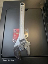 Husky fifteen inch adjustable wrench