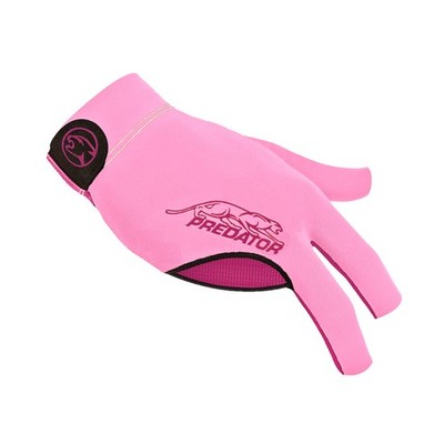 New Predator Second Skin Pink with Purple Logo - S/M - Right Hand Pool Glove