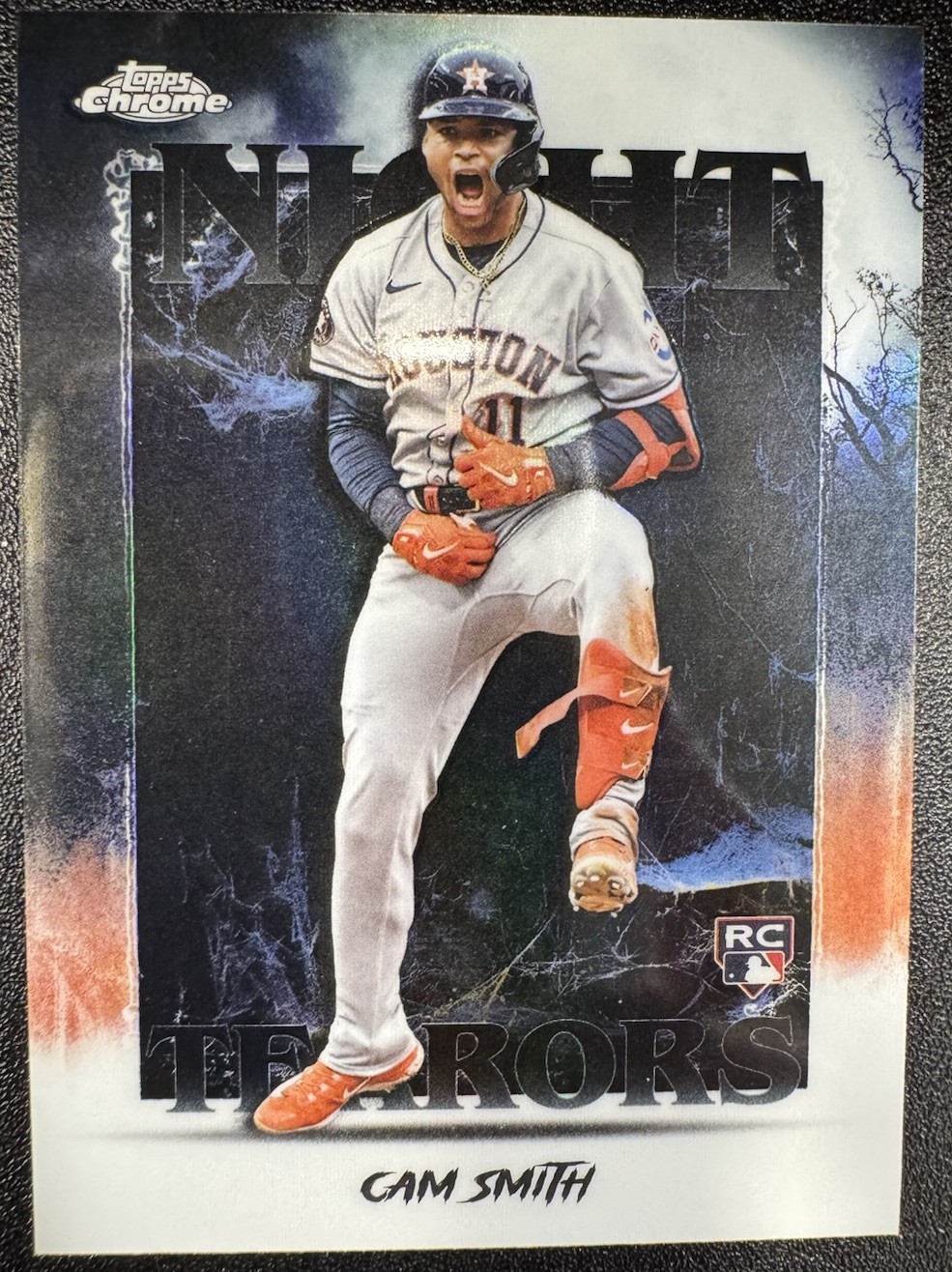 2025 Topps Chrome Update Cam Smith Night Terrors (RC) #NT-19 Astros