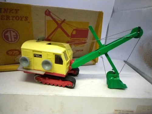 Vintage Dinky Super Toy Ruston Bucyrus Large Dredger 975 Excellent Condition Box