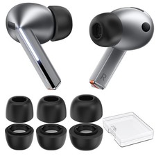 Memory Foam Earbud Tips for Galaxy Buds 3 Pro - 3 Pairs S/M/L, Noise Canceling,