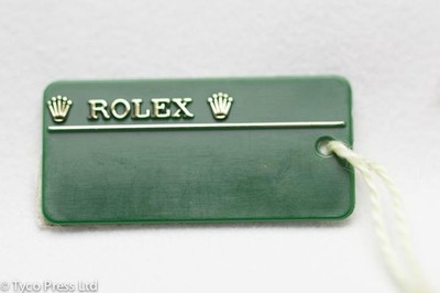 Genuine Rolex Green Datejust II Model 116333 Swing Tag - G Serial - 2010