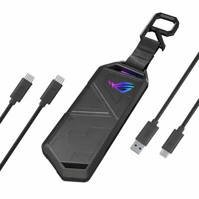 ASUS ROG STRIX Arion Aluminum Alloy M.2 NVMe SSD External Portable Enclosure ...
