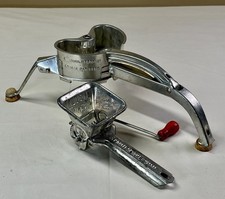 Vintage French Mouli Salad Maker Parsmint Grater Shredder 2 Piece Cookware Set