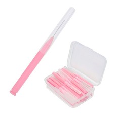 Pink 30pcs/Box Interdental Brush Tooth Cleaning Tool Orthodontic Dental Too BGS