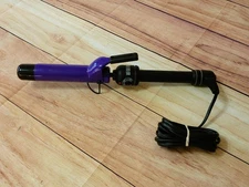 Hot Shot Tools Professional Ceramic Curling Iron S510320 Purple Barrel Wand
