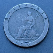 George III Cartwheel Penny 1797 Georgian Copper Coin Lot B52