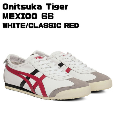 Onitsuka Tiger MEXICO 66 1183C102 105 WHITE CLASSIC RED