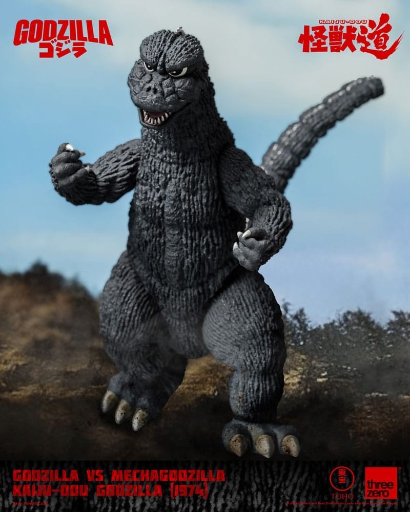 Threezero Kaiju-Dou Godzilla Vs Mechagodzilla Godzilla 1974 Action Figure