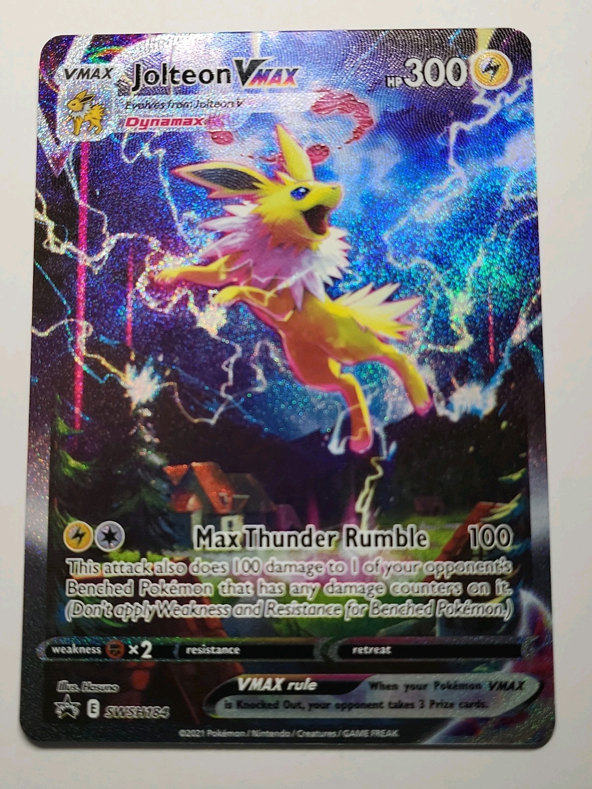 Jolteon VMAX SWSH184 SWSH: Sword & Shield Promo Cards Holo