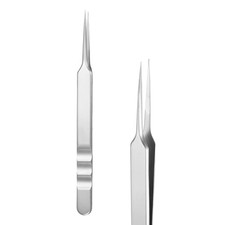 High Precision Lash Tweezers Straight Eyelash Extensions Tweezer, Silver