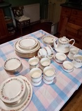 Royal Albert Paragon China "Belinda" - Teapot, Teaset, Dinner & Side Plates VGC