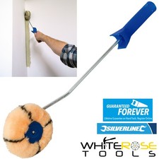 Silverline Corner Paint Roller Decoraters Emulsion Wall Edge Wood Treatment DIY