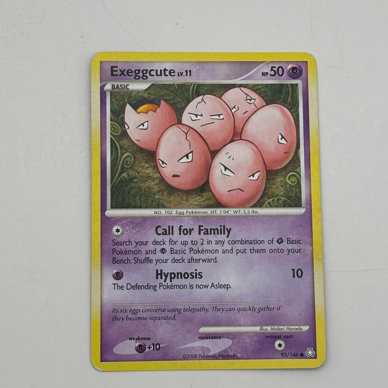 Exeggcute 93/146 Common Legends Awakened Pokemon Lightly Played