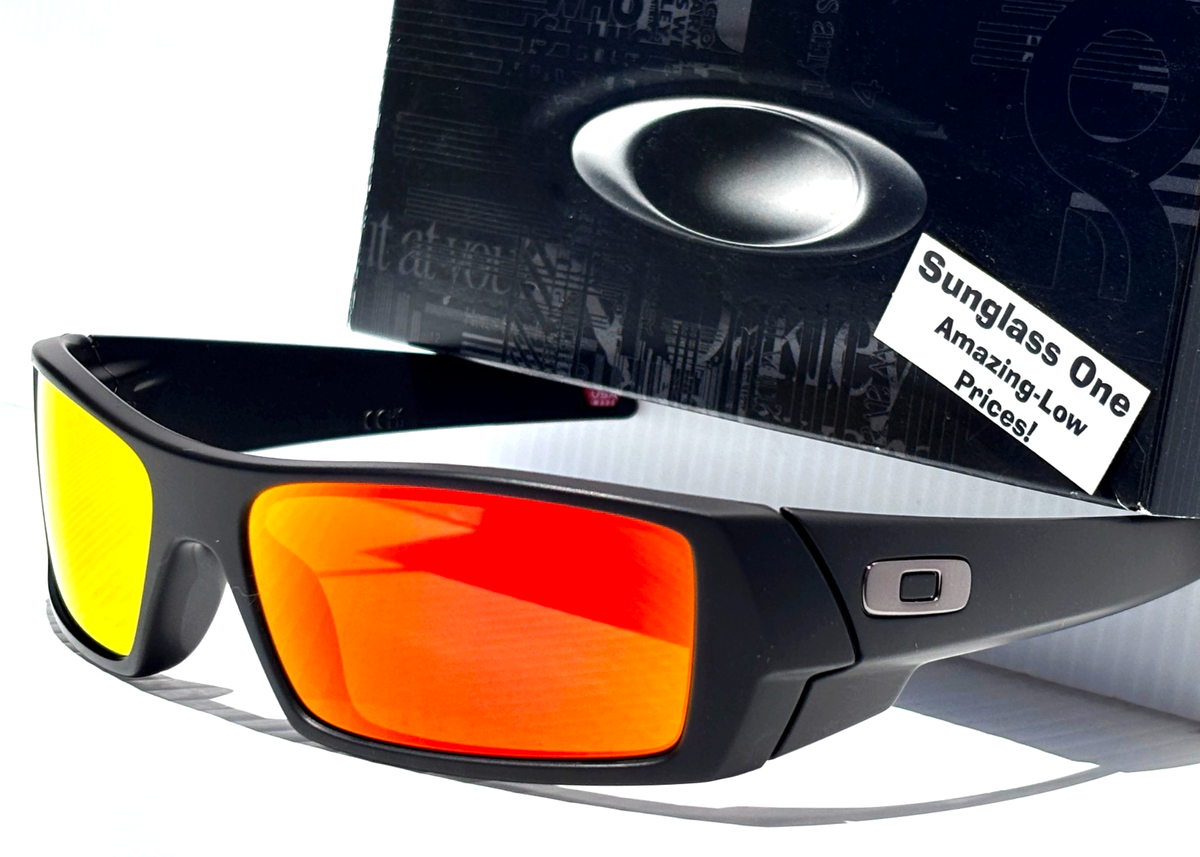 NEW Oakley GASCAN Matte Black PRIZM Ruby Lens Sunglass 9014-D7 | eBay