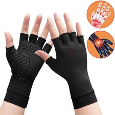Premium Copper Compression Gloves for Arthritis Pain Relief Gift for Men & Women