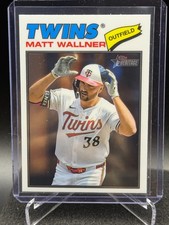 Matt Wallner 2026 Topps Heritage Chrome Base #319 - Minnesota Twins