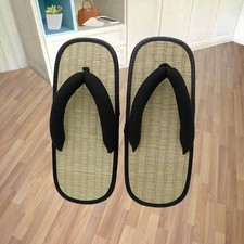 Straw Plaited Article Man Flip Flops Summer Slippers Y-shaped Clip Slipper Sanda