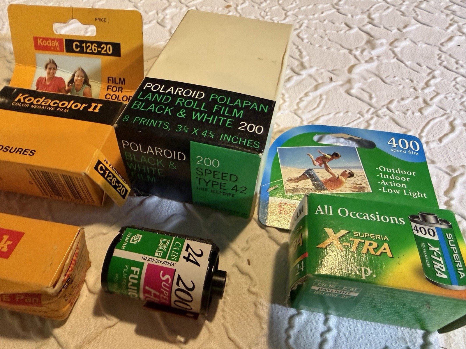 Film Box Lot Exposed & Unused Undeveloped Vintage Rolls MYSTERY PHOTOS Expired