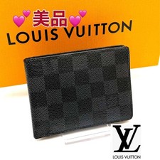 Louis Vuitton Slender Monogram Eclipse Bi-Fold Wallet