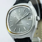 **Vintage 1977** OMEGA Seamaster Cal.1315 Quartz Date Gray Swiss Made 37mm Men's