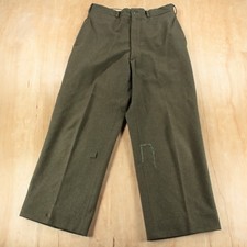 M-1951 US Army Military wool Trousers pants 30x26 true vtg 50s usa korean war