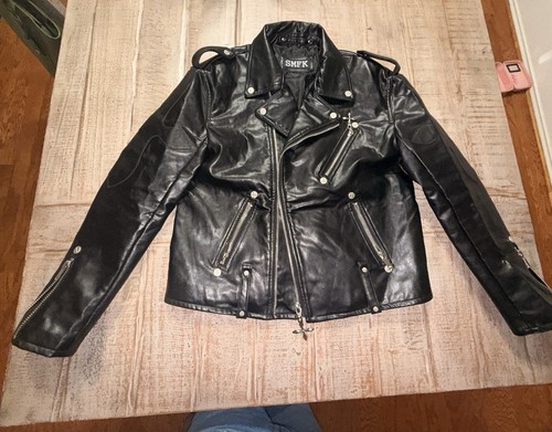 🚨 GRAIL ALERT 🚨 SMFK “PERMANENT” PUNK MOTO JACKET (SIZE 1 / SMALL)