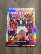 Carte Joe Burrow Rookie RC Panini Star Search Jersey Bleu Foil 08/25 Bengals SS-JB