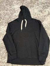 Buck Mason Brushed Loopback Hoodie Men’s XL - Washed Black