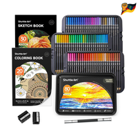 Buntstifte Set Shuttle Art 80 Farben ZubehöR Malbuch Skizzenbuch 5 StüCk