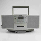 Sony ZS-D5 Radio Cassette CD Player BoomBox Stereo Tested 90s Vintage