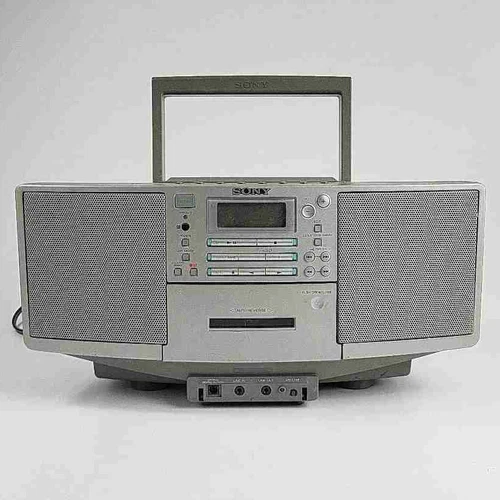 Sony ZS-D5 Radio Cassette CD Player BoomBox Stereo Tested 90s Vintage
