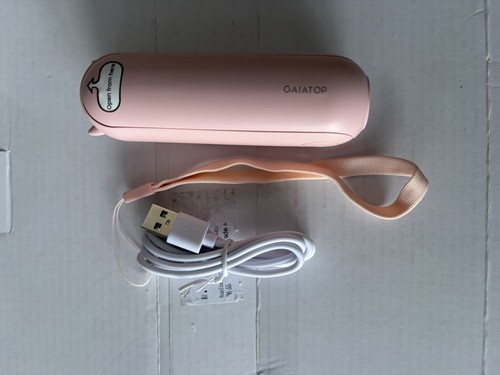 Gaiatop Portable Handheld Fan, Mini Slide Fan, 3 Speed USB Rechargea