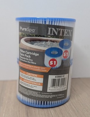 Intex PureSpa Simple Spa Hot Tub S1 Filter Cartridge Twin Pack