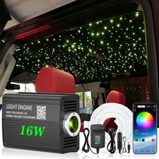 500pcs Twinkle RGBW Auto Glasfaser Sternenhimmel Deckenleuchte Sternenlicht APP