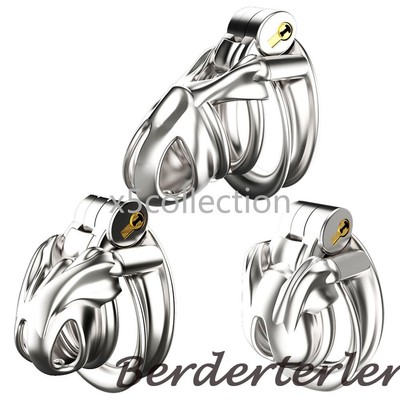 Snake V7.0  Chastity Cage Stainless Steel Mamba Male Double-Arc Cuff Ring