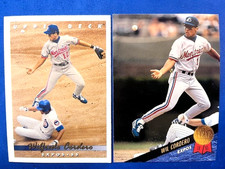 Wil Cordero 1993 Upper Deck & 1993 Leaf Baseball - Expos